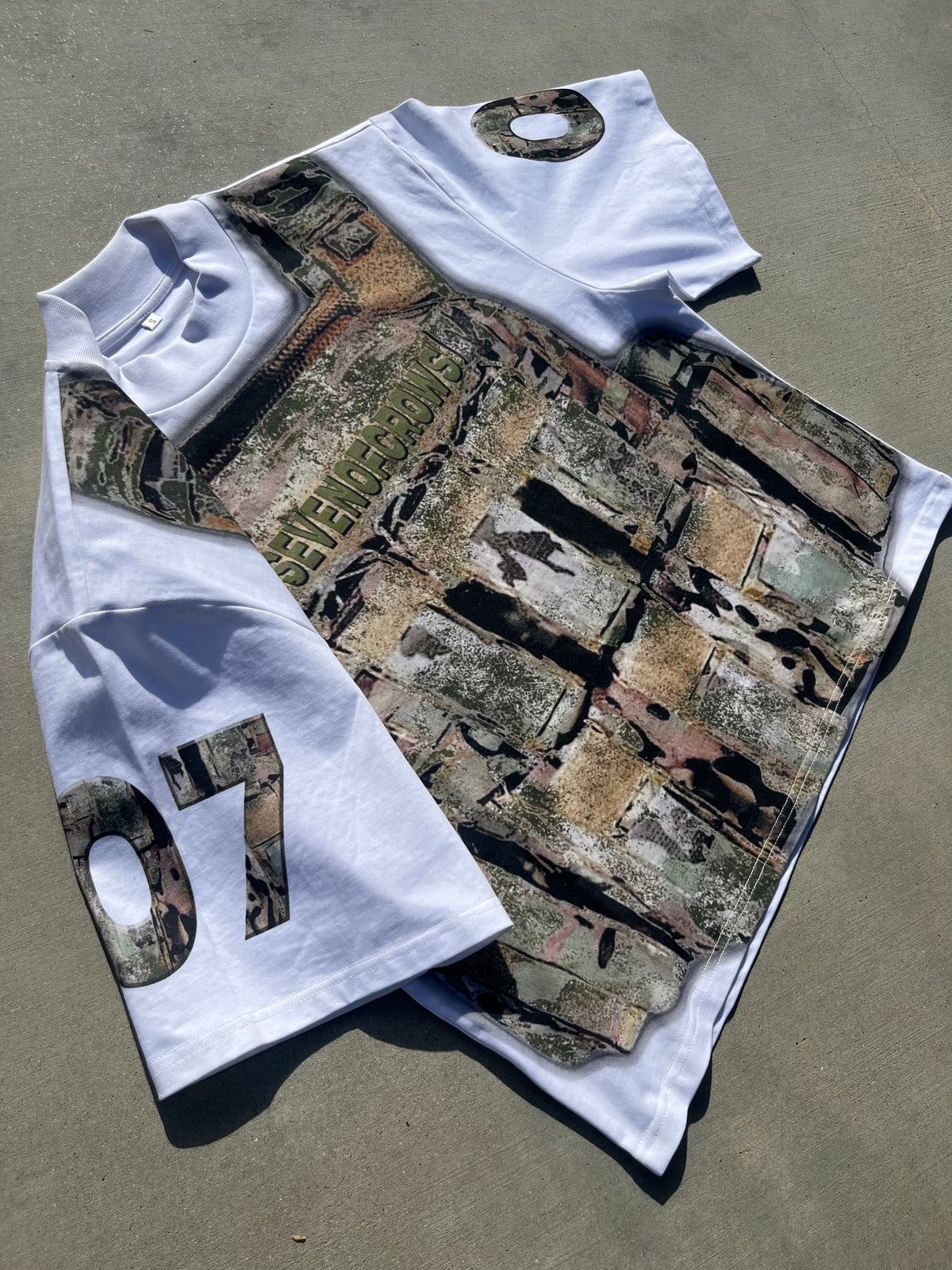 07 CAMO VEST BOXY TEE